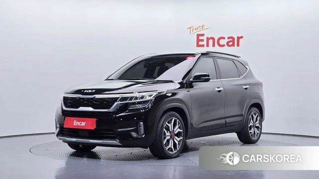 Kia Seltos 2021 Черный из Кореи