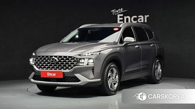 Hyundai The New Santa Fe 2022 Серый из Кореи