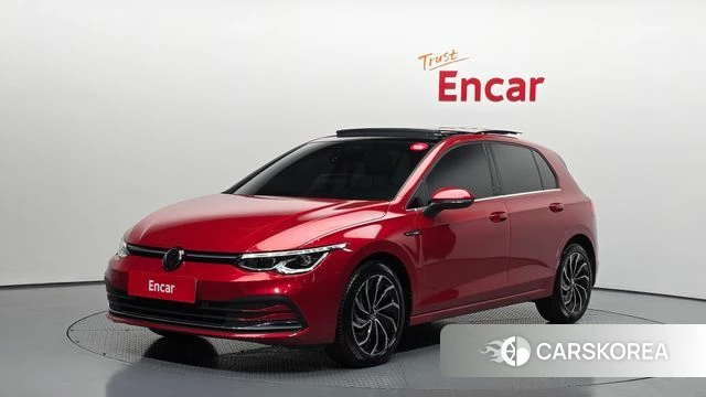 Volkswagen Golf 8th Generation 2024 Красный из Кореи