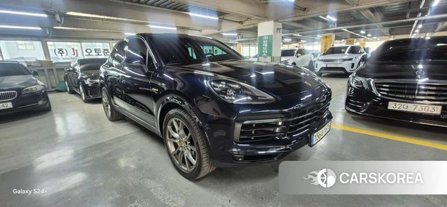 Porsche Cayenne (PO536) 2021 Синий из Кореи