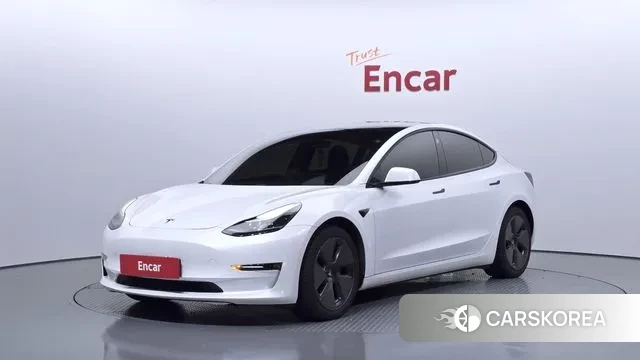 Tesla Model 3 2021 Белый из Кореи