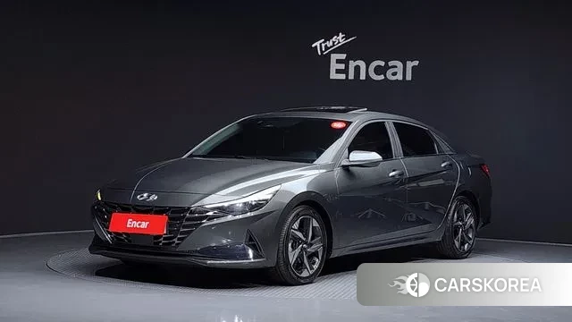 Hyundai Avante (CN7) 2021 Серый из Кореи