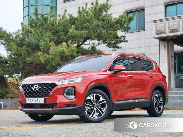 Hyundai Santa Fe TM 2019 Оранжевый из Кореи