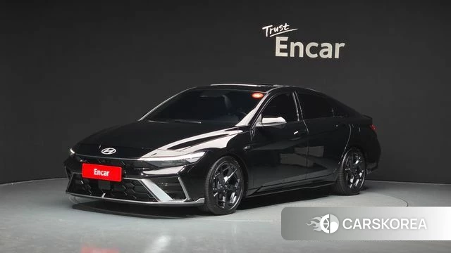 Hyundai The New Avante (CN7) 2024 Черный из Кореи