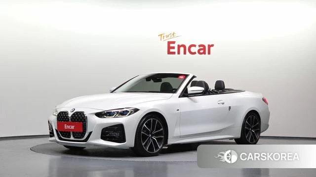 BMW 4 Series (G22) 2023 Белый из Кореи