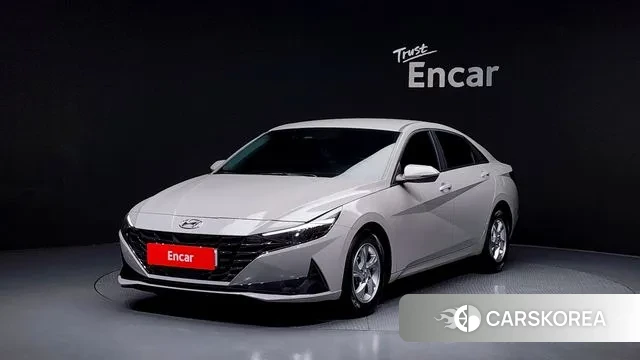 Hyundai Avante (CN7) 2021 Серебряный из Кореи