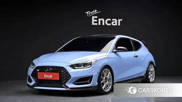 Hyundai Veloster (JS) 2019 Небесно-голубой из Кореи