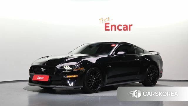 Ford Mustang 2021 Черный из Кореи