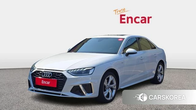 Audi A4 (B9) 2021 Белый из Кореи