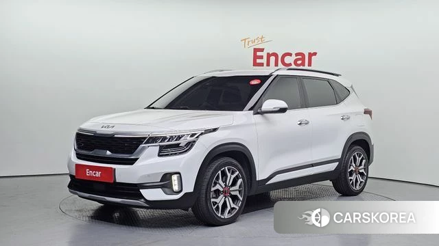 Kia Seltos 2022 Белый из Кореи