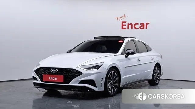 Hyundai Sonata (DN8) 2021 Белый из Кореи