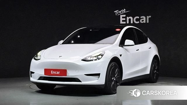 Tesla Model Y 2023 Белый из Кореи