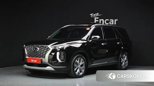 Hyundai Palisade 2022 Черный из Кореи