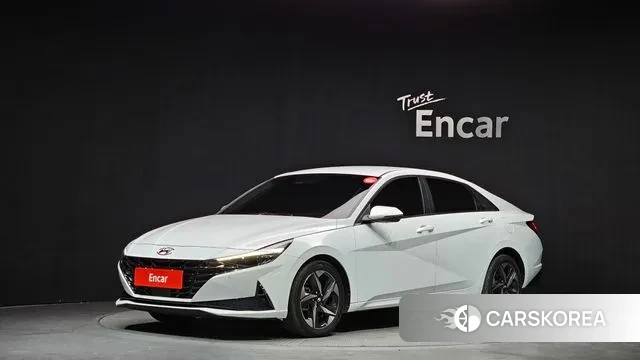 Hyundai Avante (CN7) 2020 Белый из Кореи
