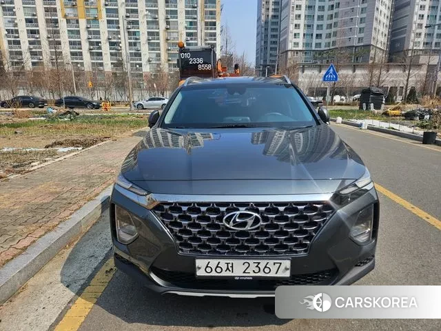 Hyundai Santa Fe TM 2019 Серый из Кореи