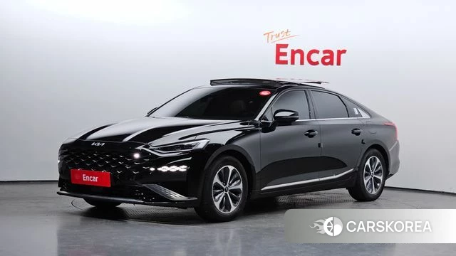Kia K8 Hybrid 2021 Черный из Кореи
