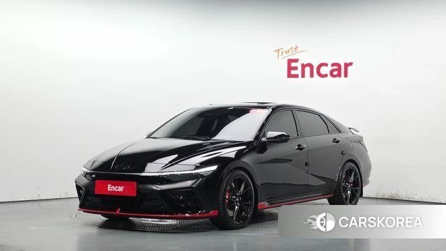 Hyundai The New Avante (CN7) 2025 Черный из Кореи
