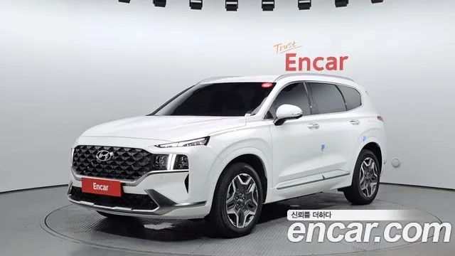Hyundai The New Santa Fe 2023 Белый из Кореи