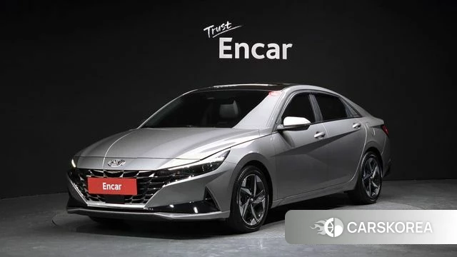 Hyundai Avante Hybrid (CN7) 2021 Серый из Кореи