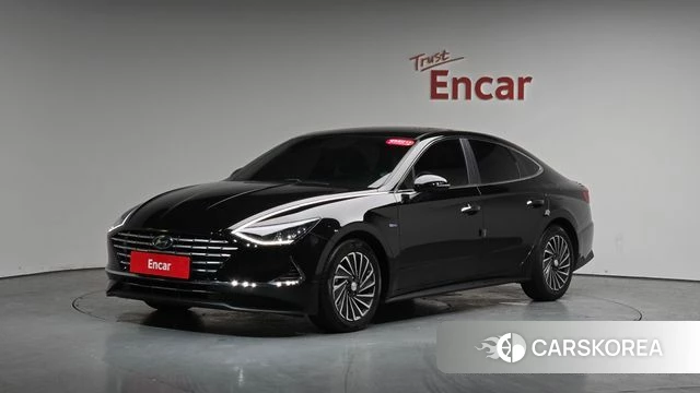Hyundai Sonata Hybrid (DN8) 2019 Черный из Кореи