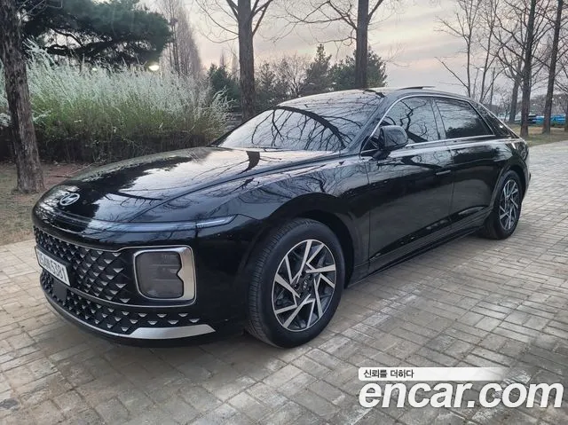 Hyundai Grandeur Hybrid (GN7) 2023 Черный из Кореи