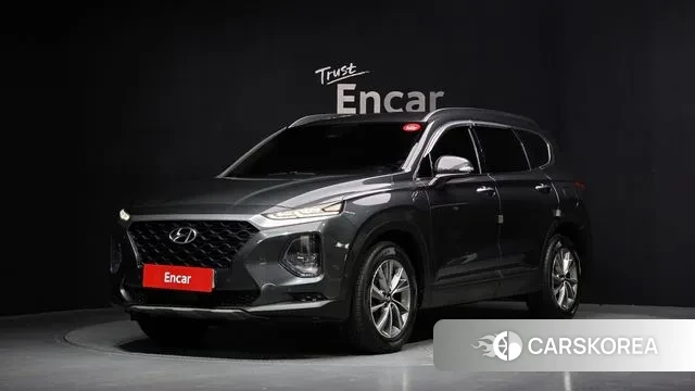 Hyundai Santa Fe TM 2018 Темно-зеленый из Кореи