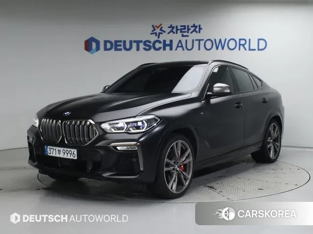 BMW X6 (G06) 2020 Черный из Кореи
