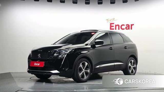 Peugeot 3008 second generation 2022 Черный из Кореи