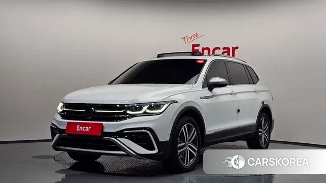 Volkswagen Tiguan Allspace 2024 Белый из Кореи