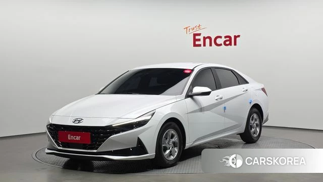 Hyundai Avante (CN7) 2022 Белый из Кореи