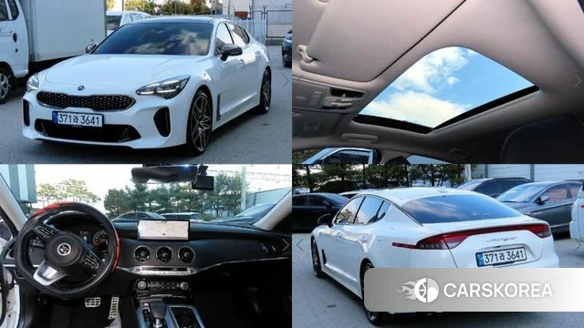 Kia Stinger Meister 2020 Белый из Кореи