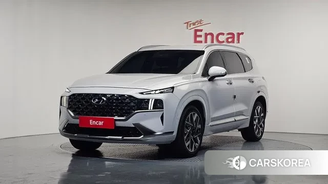 Hyundai The New Santa Fe 2023 Белый из Кореи