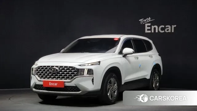 Hyundai The New Santa Fe 2023 Белый из Кореи
