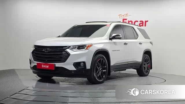 Chevrolet (GM Daewoo) Traverse 2021 Белый из Кореи