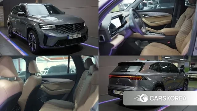 Renault Korea (Samsung) Grand Coleos 2025 Серый из Кореи