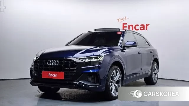 Audi Q8 (4M) 2021 Синий из Кореи