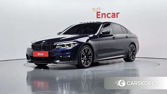 BMW 5 Series (G30) 2018 Синий из Кореи