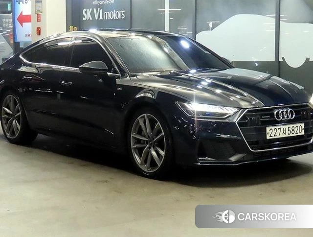 Audi A7 (4K) 2020 Синий из Кореи