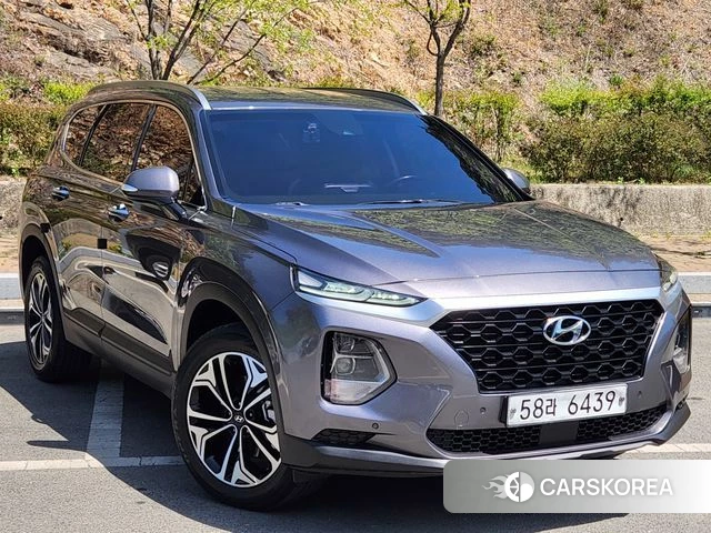 Hyundai Santa Fe TM 2018 Серый из Кореи