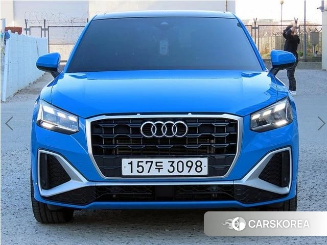 Audi Q2 2023 Синий из Кореи