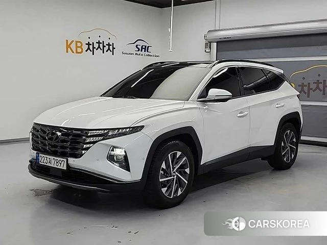 Hyundai Tucson Hybrid (NX4) 2021 Белый из Кореи