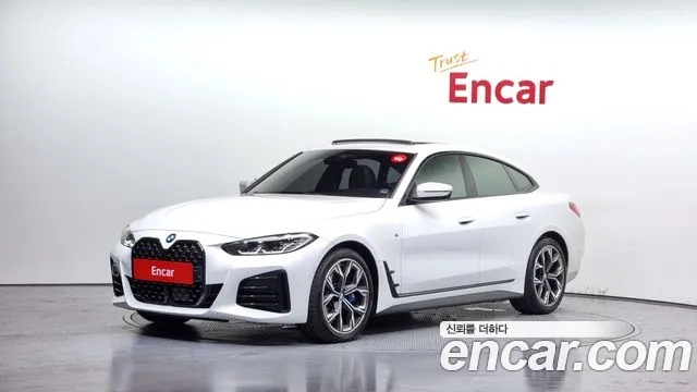 BMW 4 Series (G22) 2023 Белый из Кореи