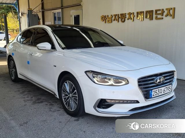 Hyundai Grandeur IG Hybrid 2018 Белый из Кореи