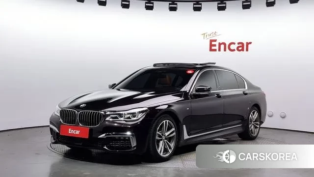BMW 7 Series (G11) 2018 Черный из Кореи