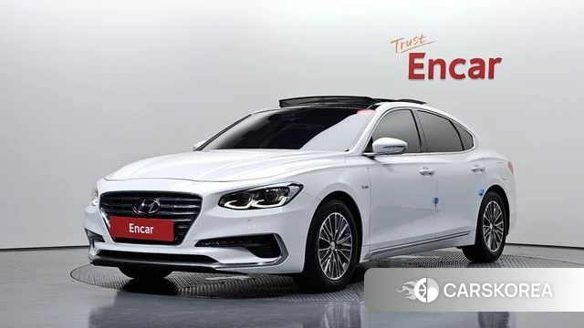 Hyundai Grandeur IG Hybrid 2018 Белый из Кореи