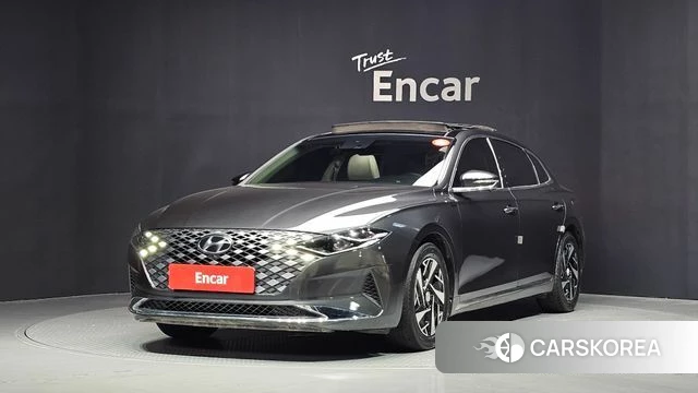 Hyundai The New Grandeur IG Hybrid 2021 Серый из Кореи