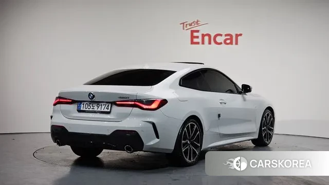 BMW 4 Series (G22) 2023 Белый из Кореи