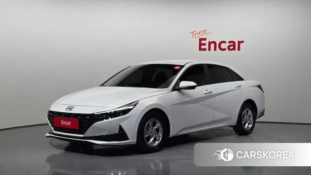 Hyundai Avante (CN7) 2021 Белый из Кореи