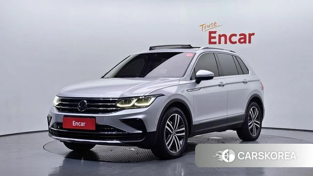 Volkswagen Tiguan second Generation 2021 Серебряный из Кореи