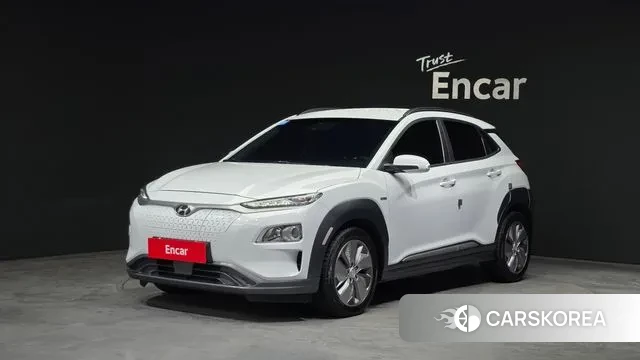 Hyundai Kona Electric 2019 Белый из Кореи